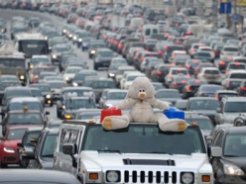 И снова автопробег, на этот раз приурочен к 23 февраля